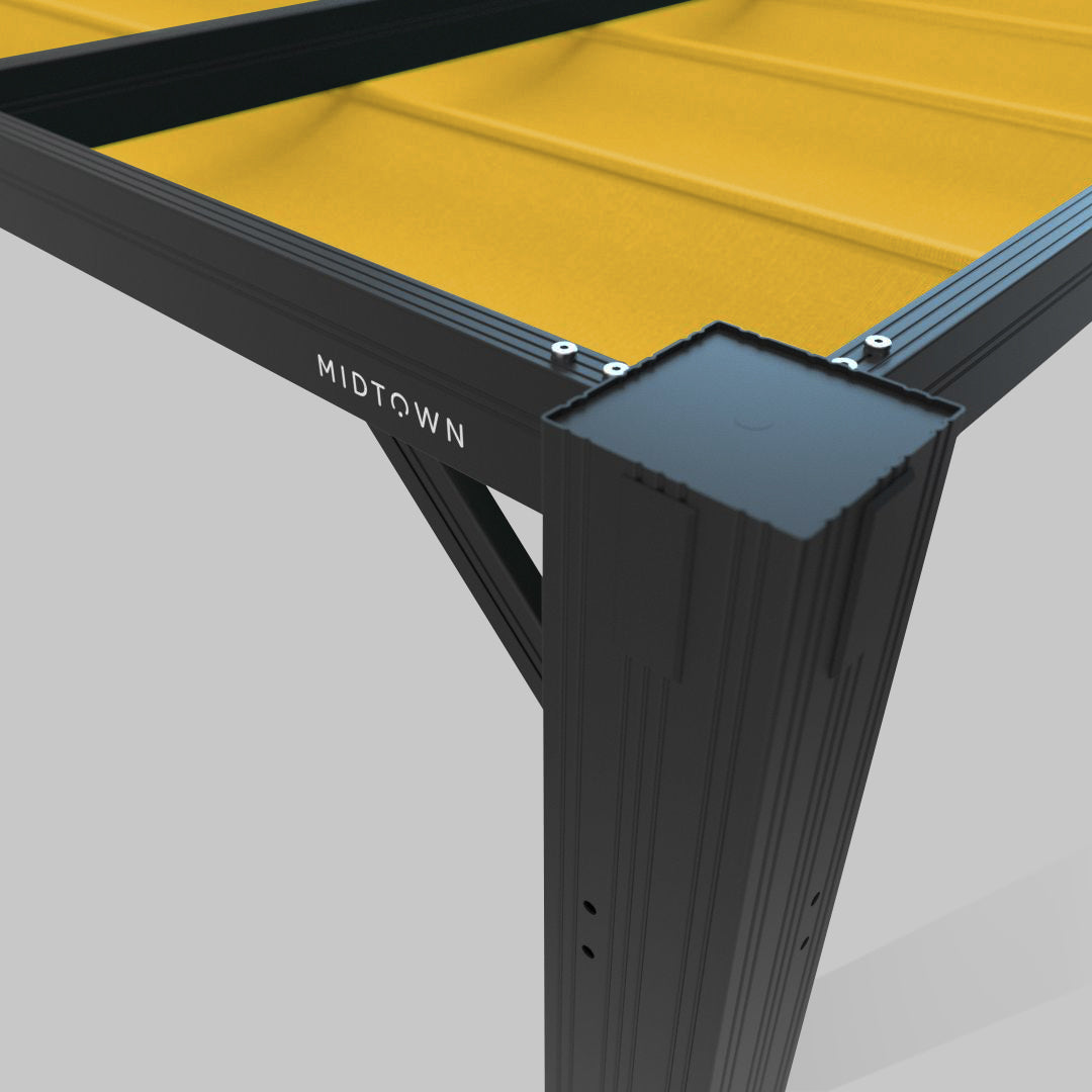 #configuration pergola_U shape #frame colour_Aluminum