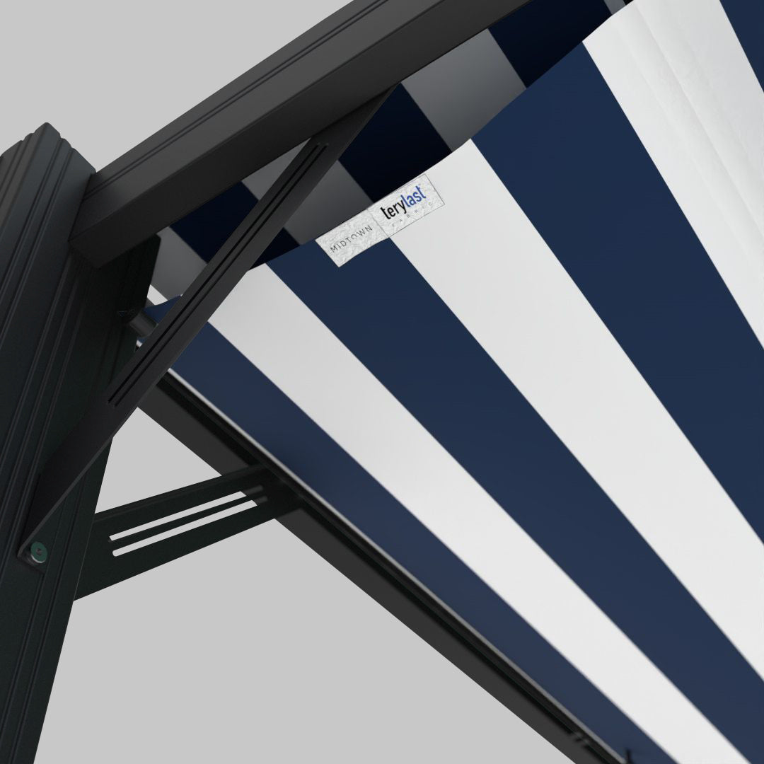 #configuration pergola_L shape #frame colour_Aluminum