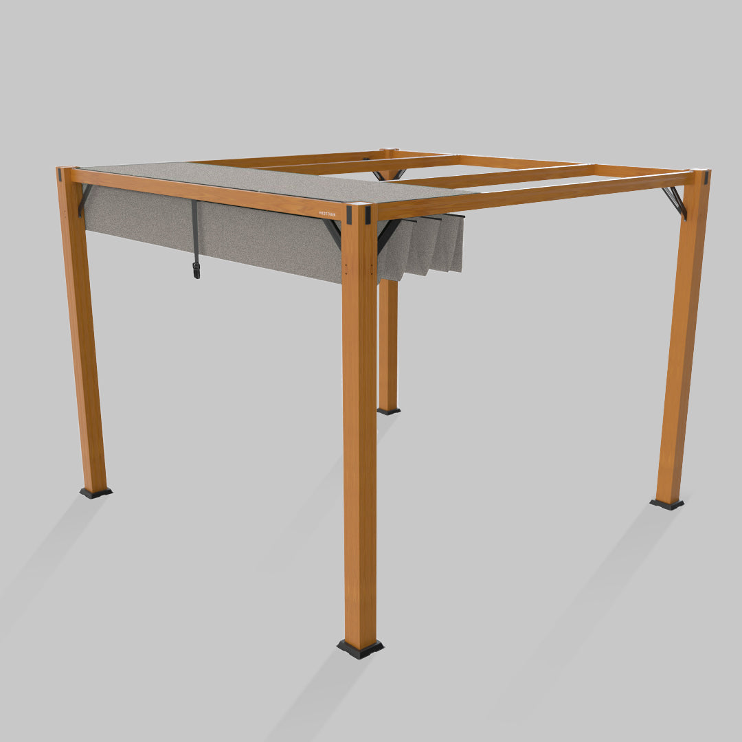 #configuration pergola_single #frame colour_Wood