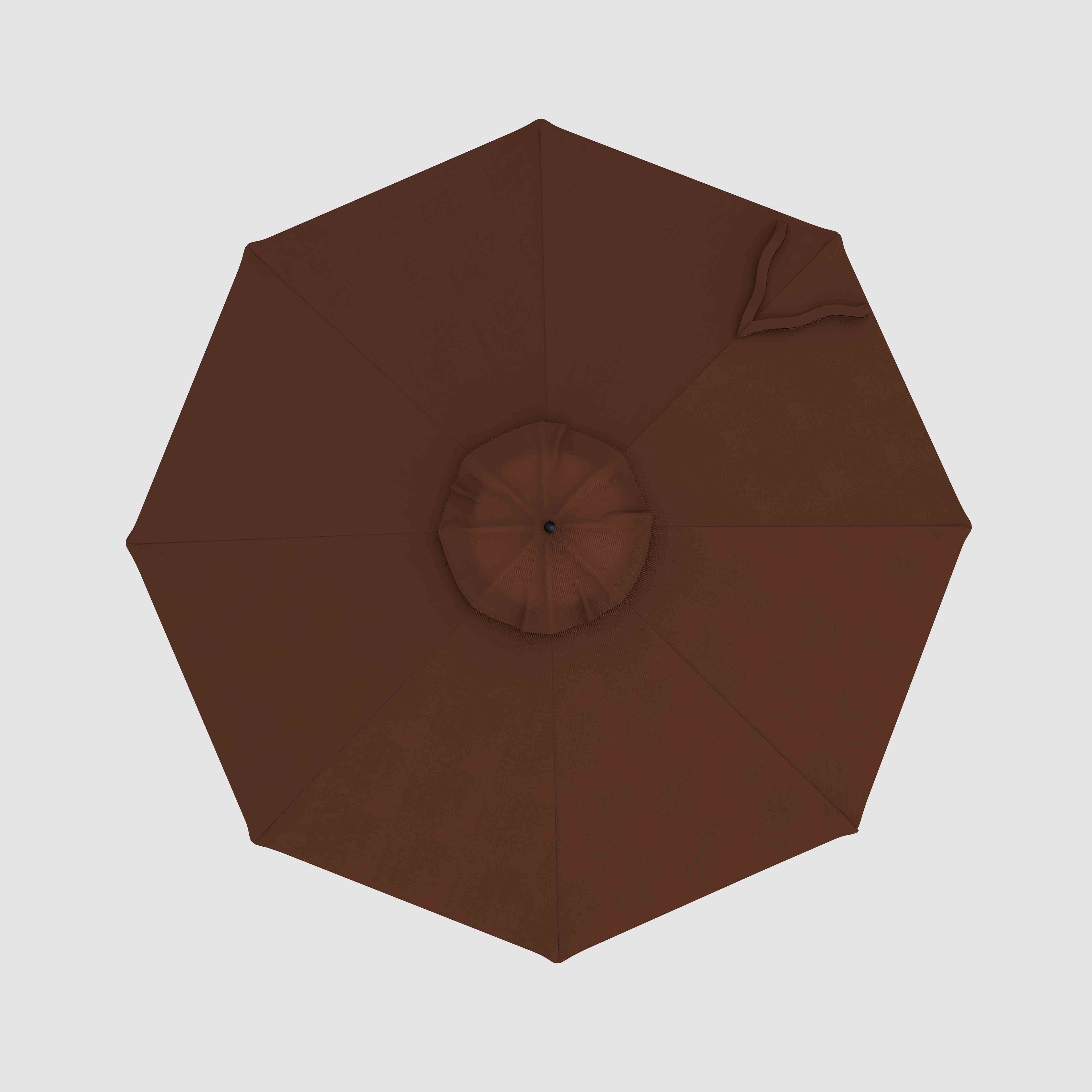 Toldo de repuesto para sombrilla Market - Sunbrella Bay Brown