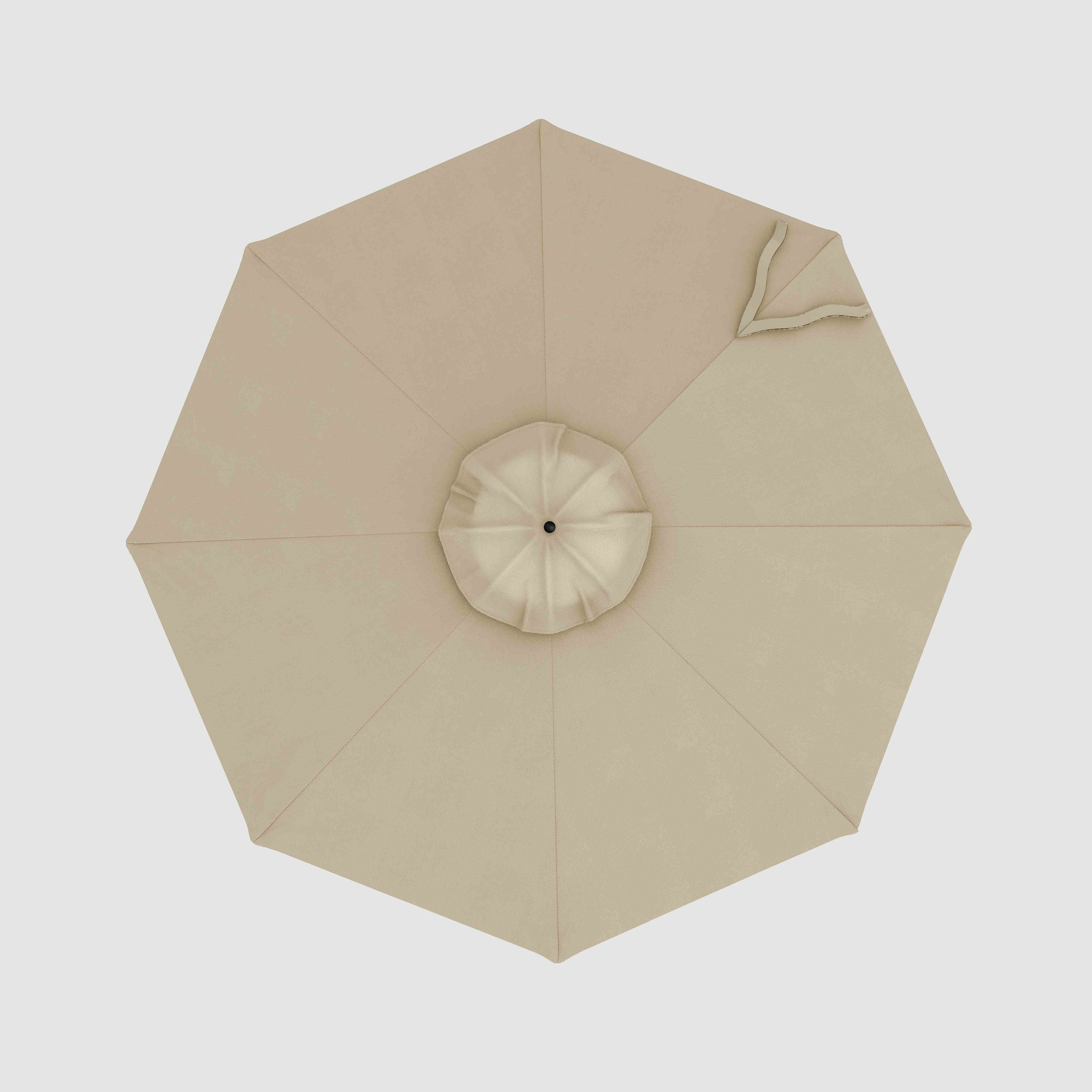 Market Umbrella Spare Canopy - Terylast Chestnut - Beige