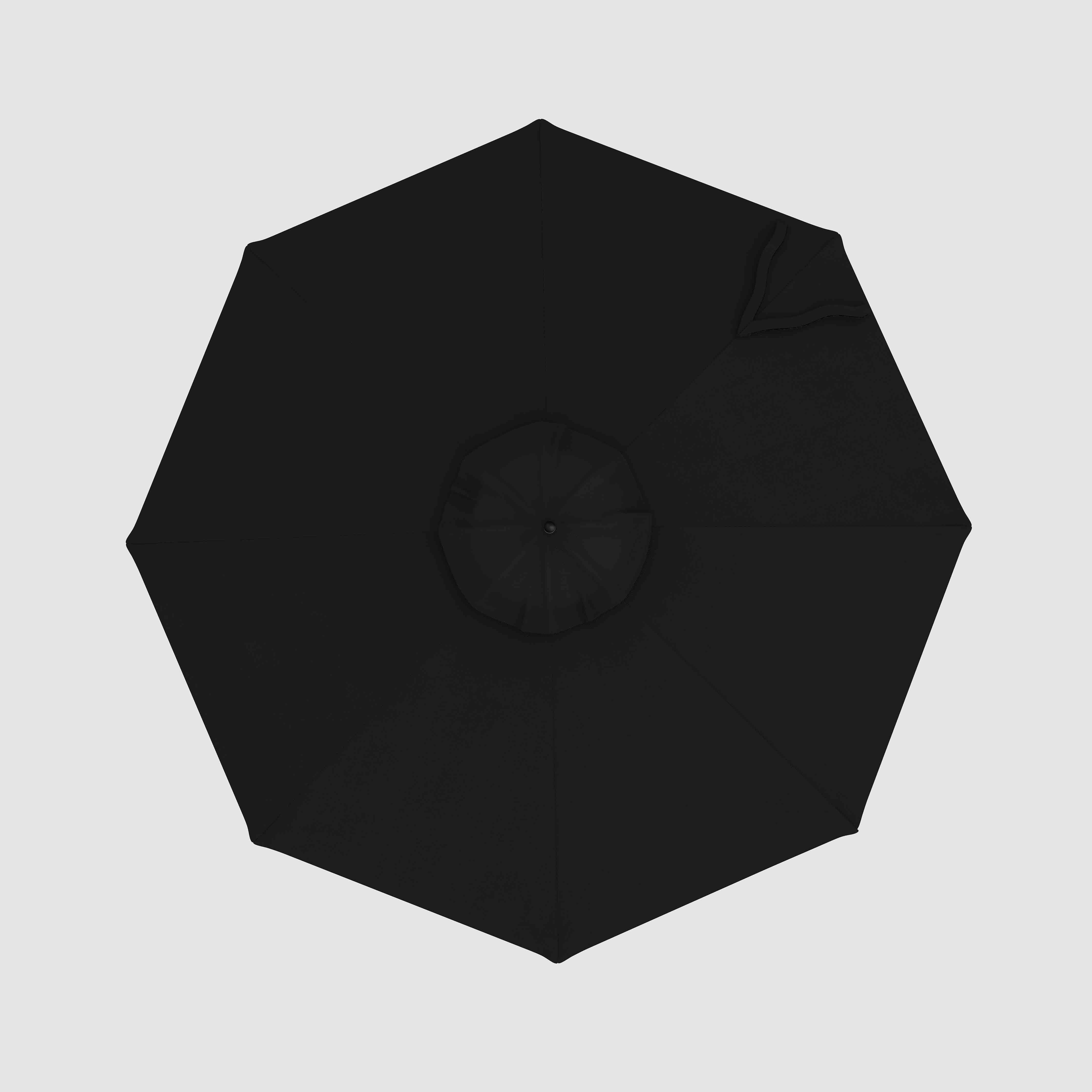 Market Umbrella Spare Canopy - Terylast Ebony - Black