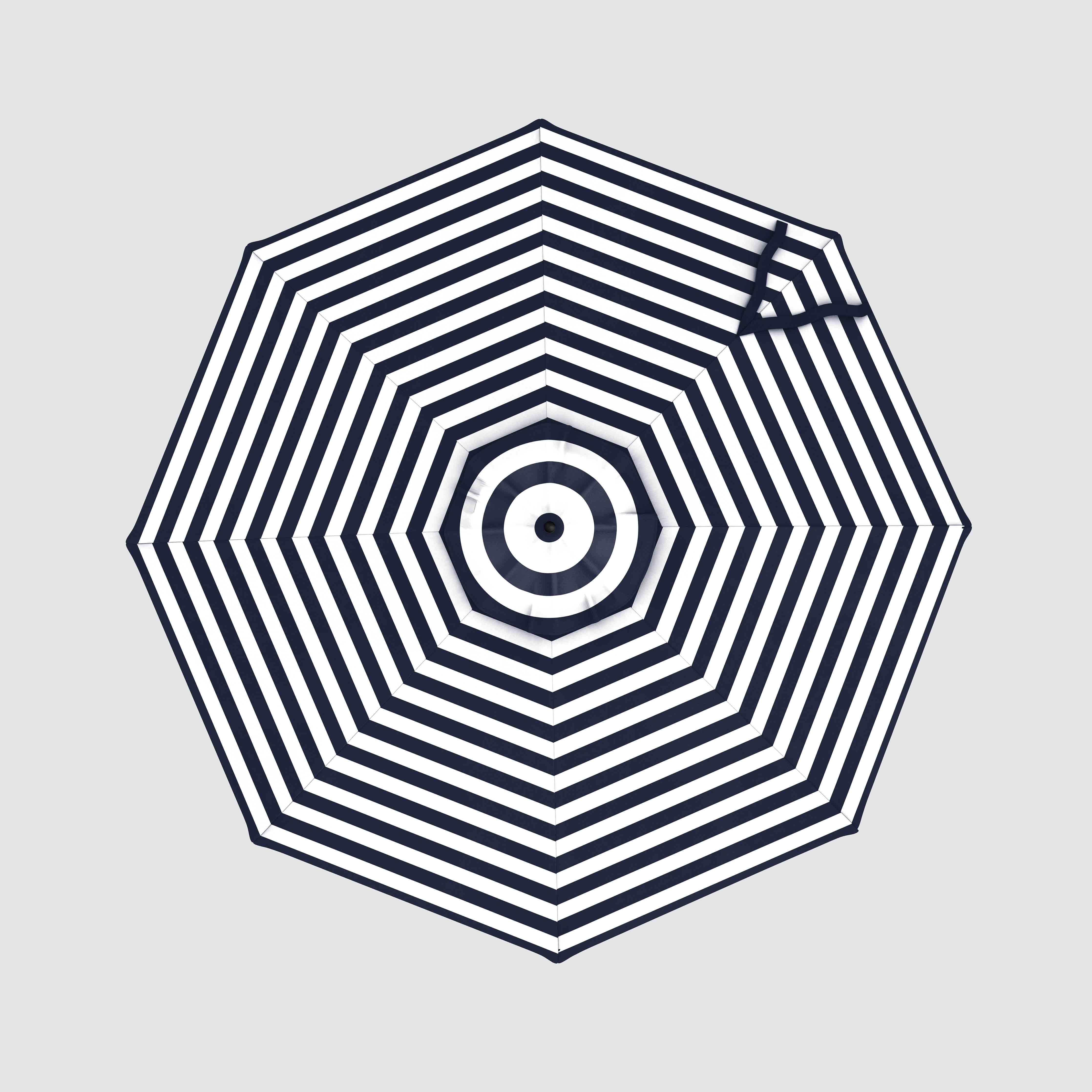 Toldo de repuesto Market Umbrella - Terylast Navy Stripes