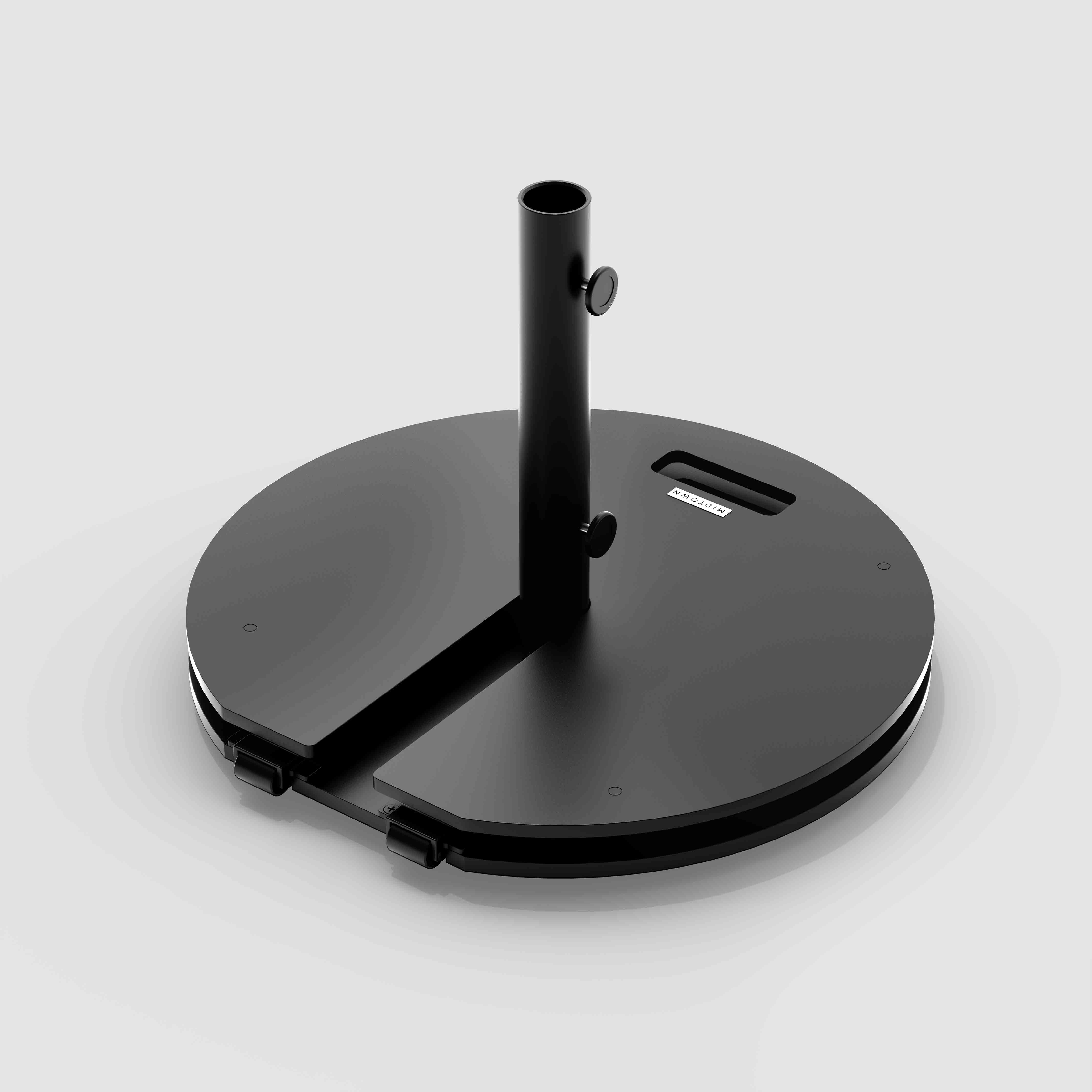 VOLA MEDIUM BASE 250ml ② The Round 2 Base – Sleek Patio Umbrella Base with Wheels