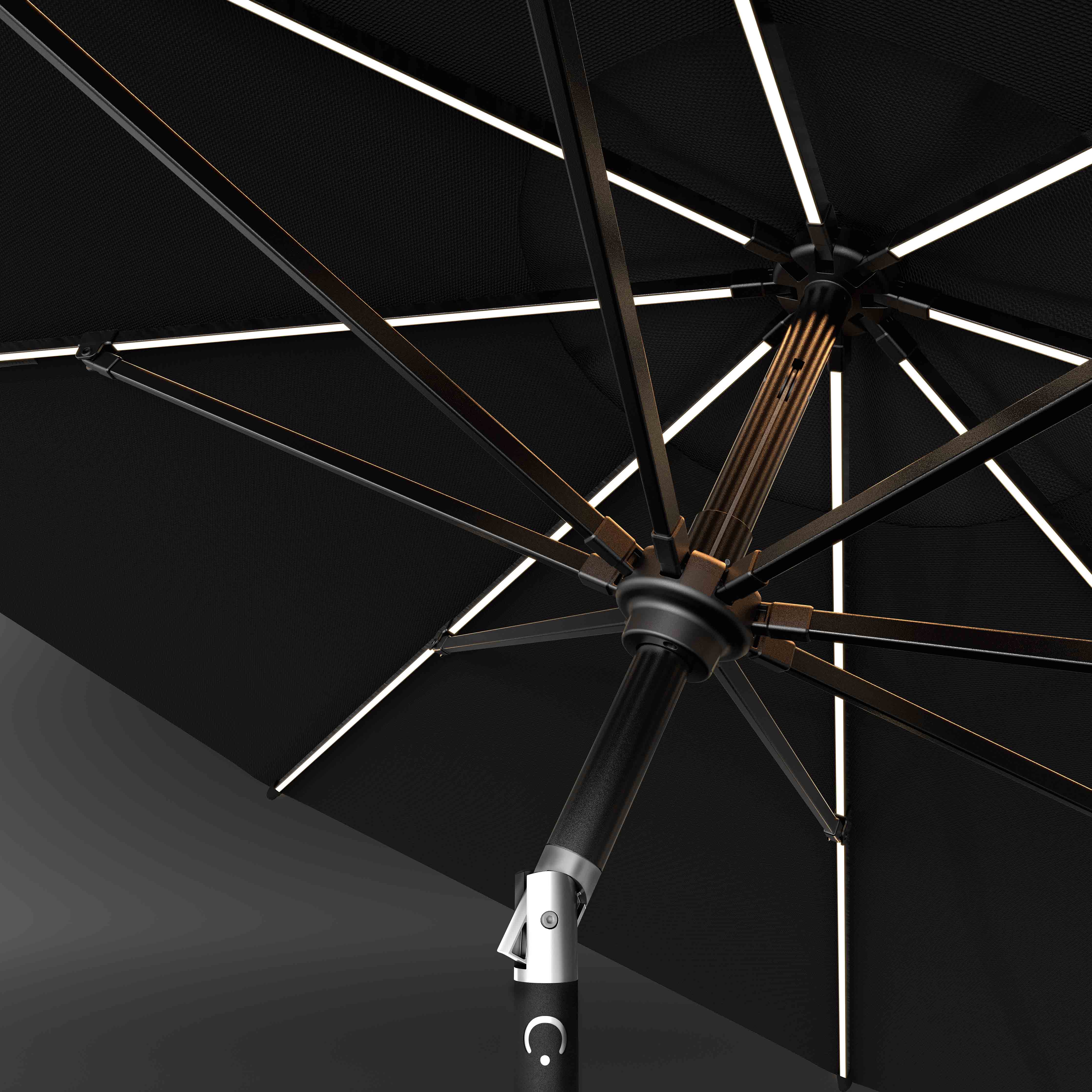 The LED Swilt™ - Terylast Ebony - Black