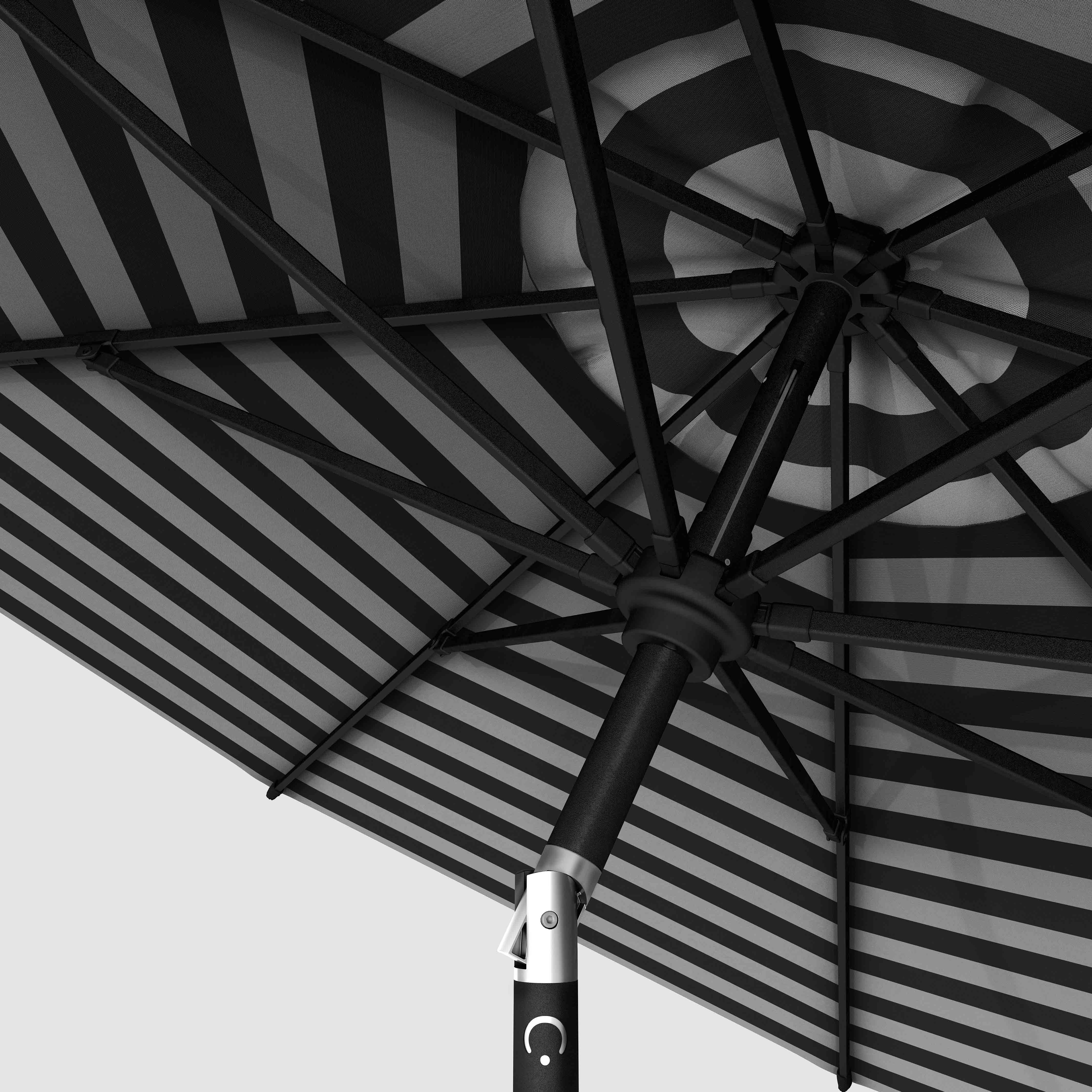 The Lean™ - Sunbrella negro y gris