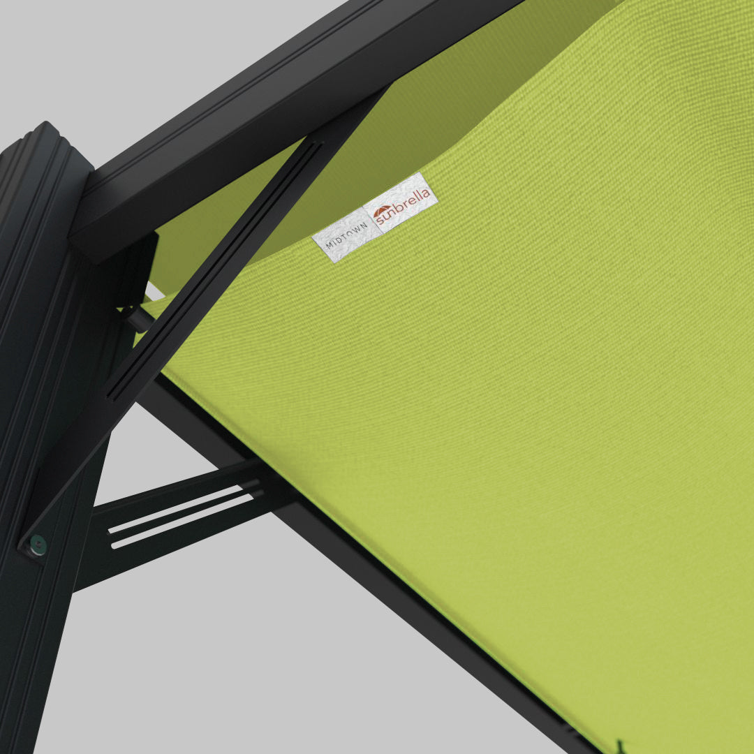 #configuration pergola_U shape #frame colour_Aluminum