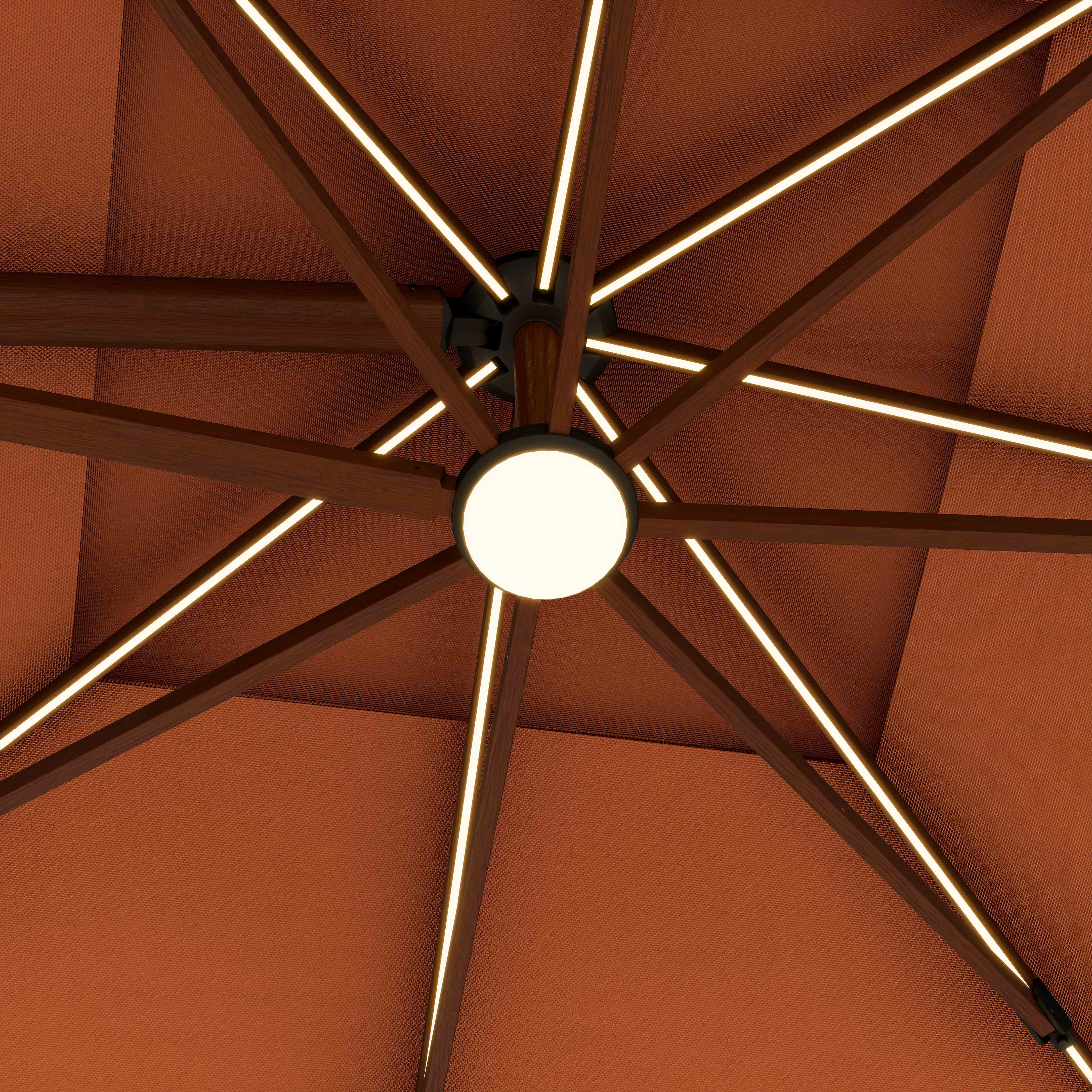 The Supreme Wooden™ - Sunbrella Terracotta