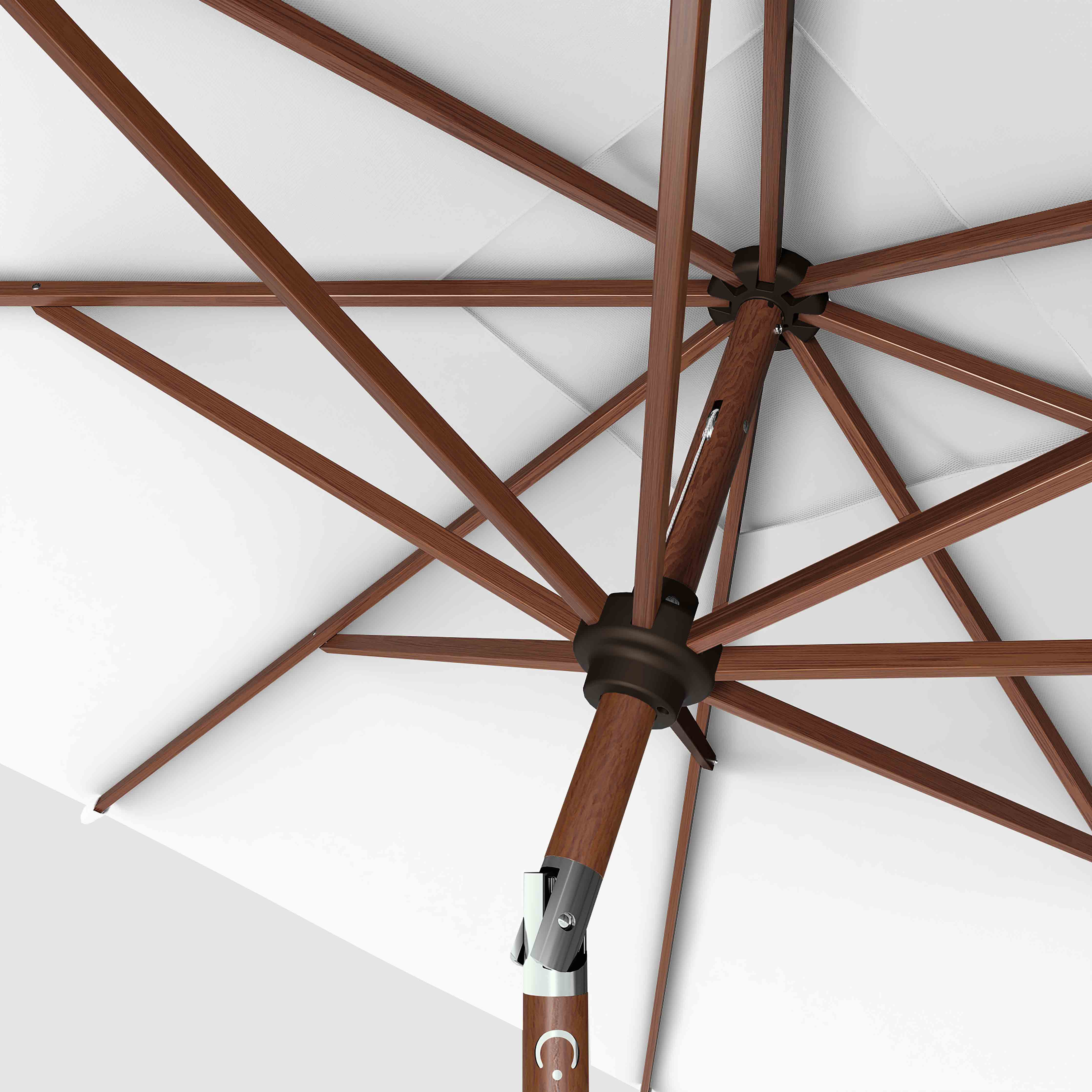 #pole finish_Wooden