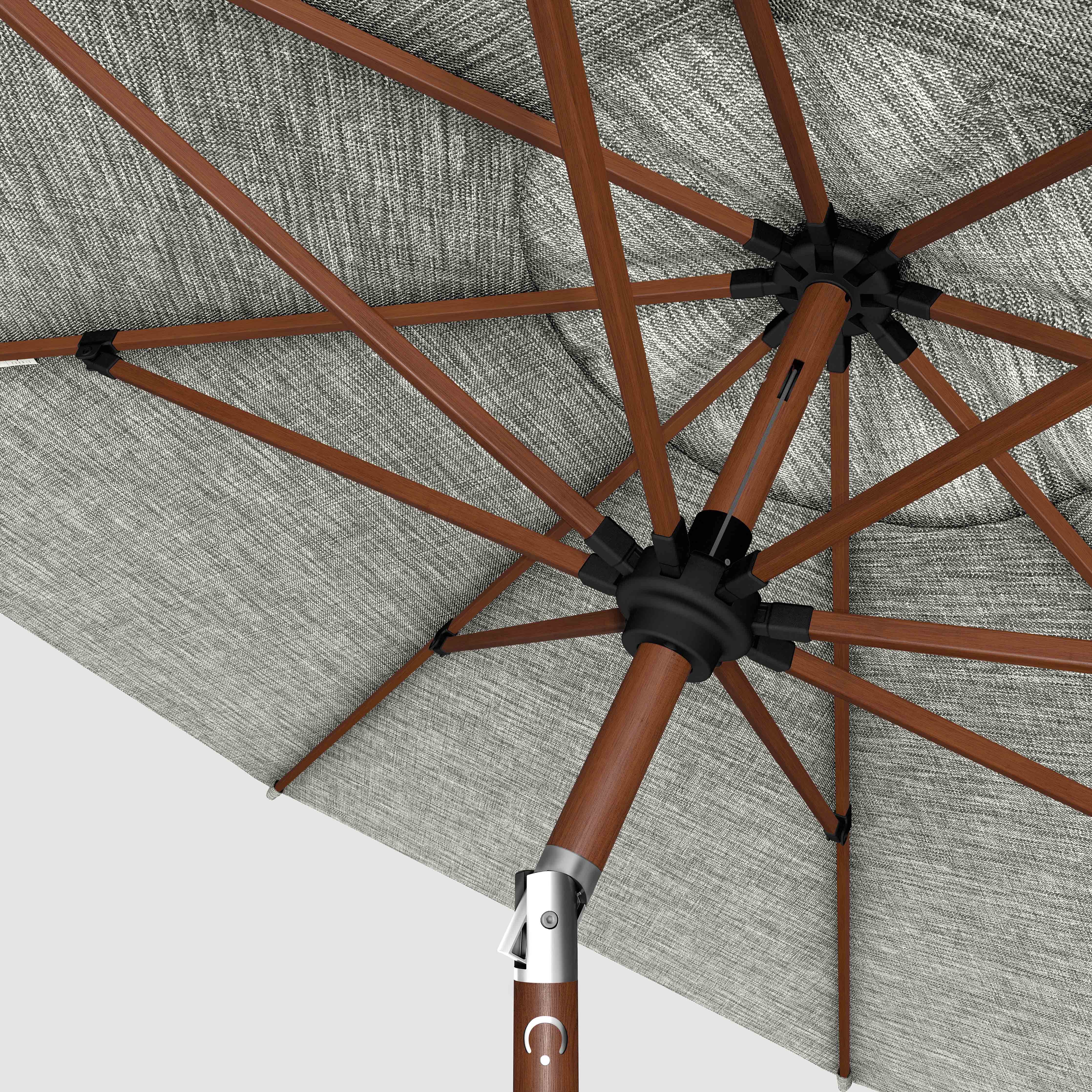 The Wooden 2 - Sunbrella Canvas Granite