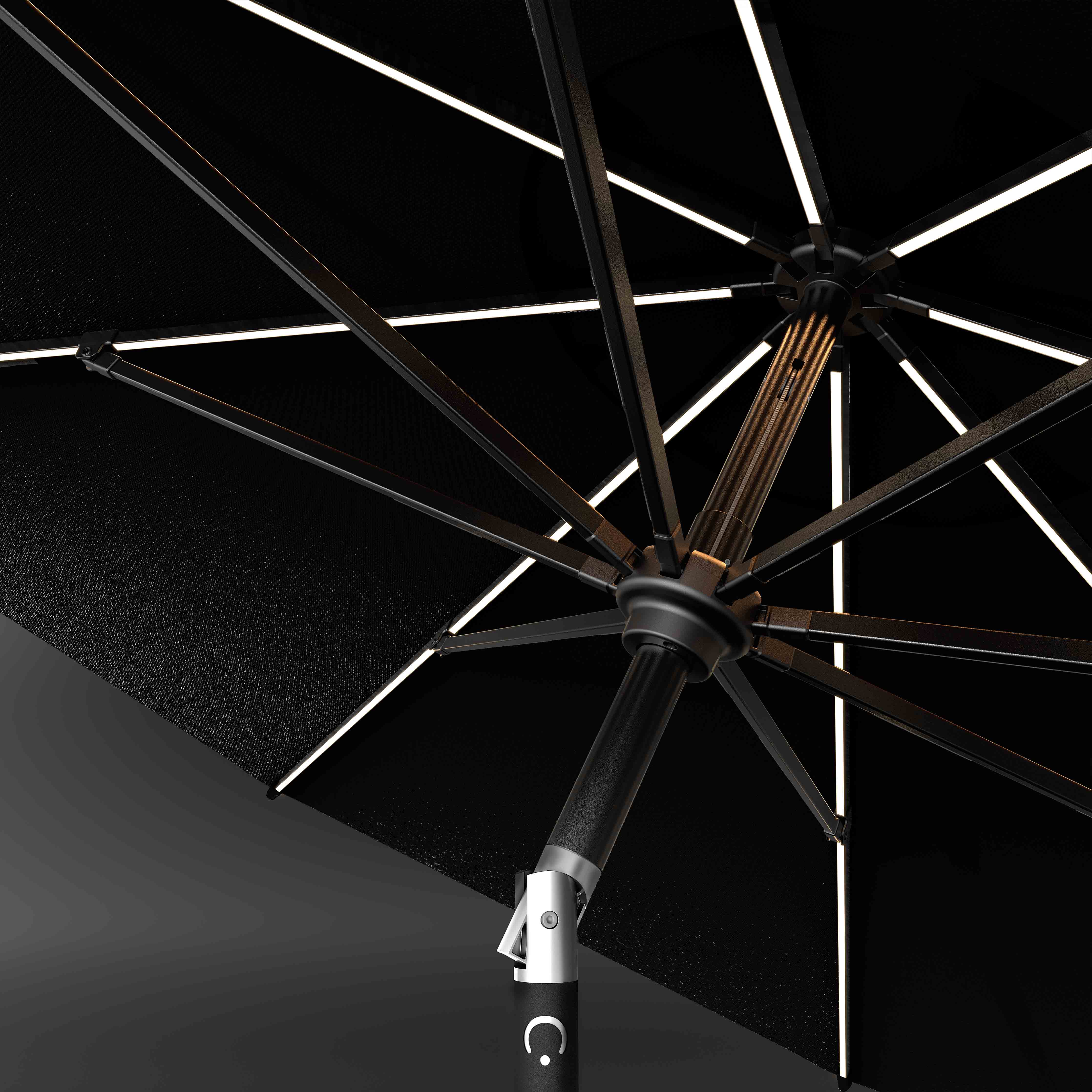 The Glow - Terylast Ebony - Black