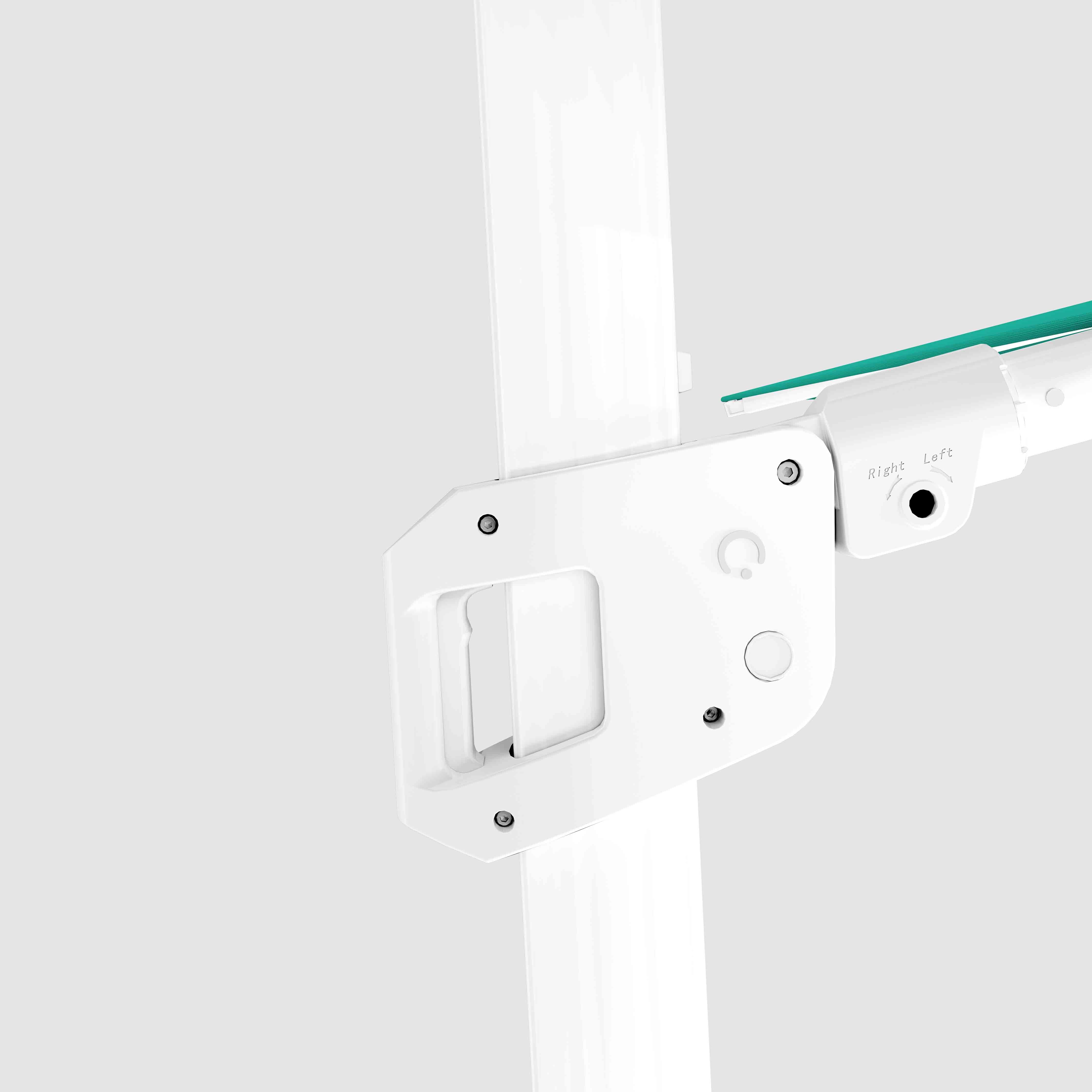 #pole finish_White