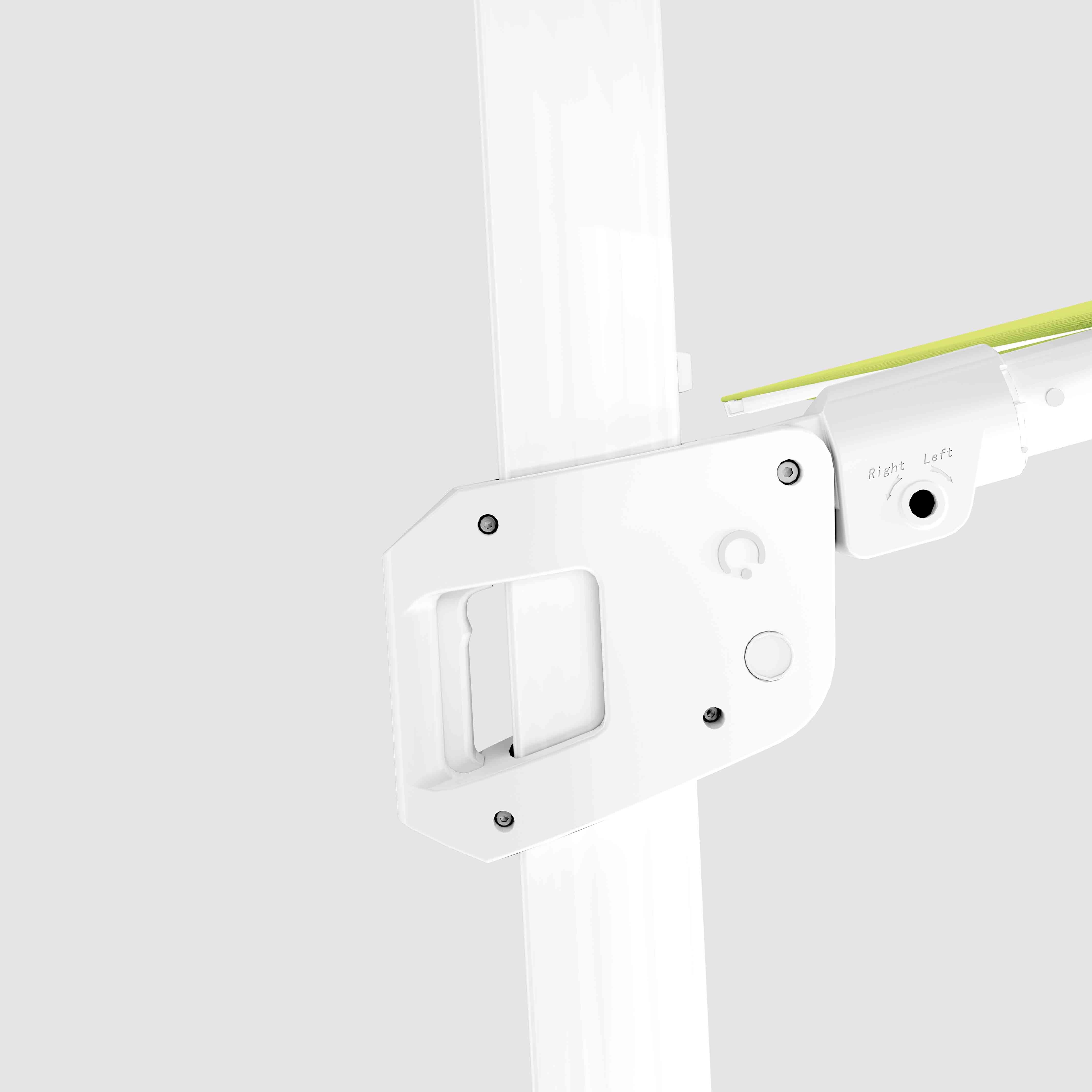 #pole finish_White