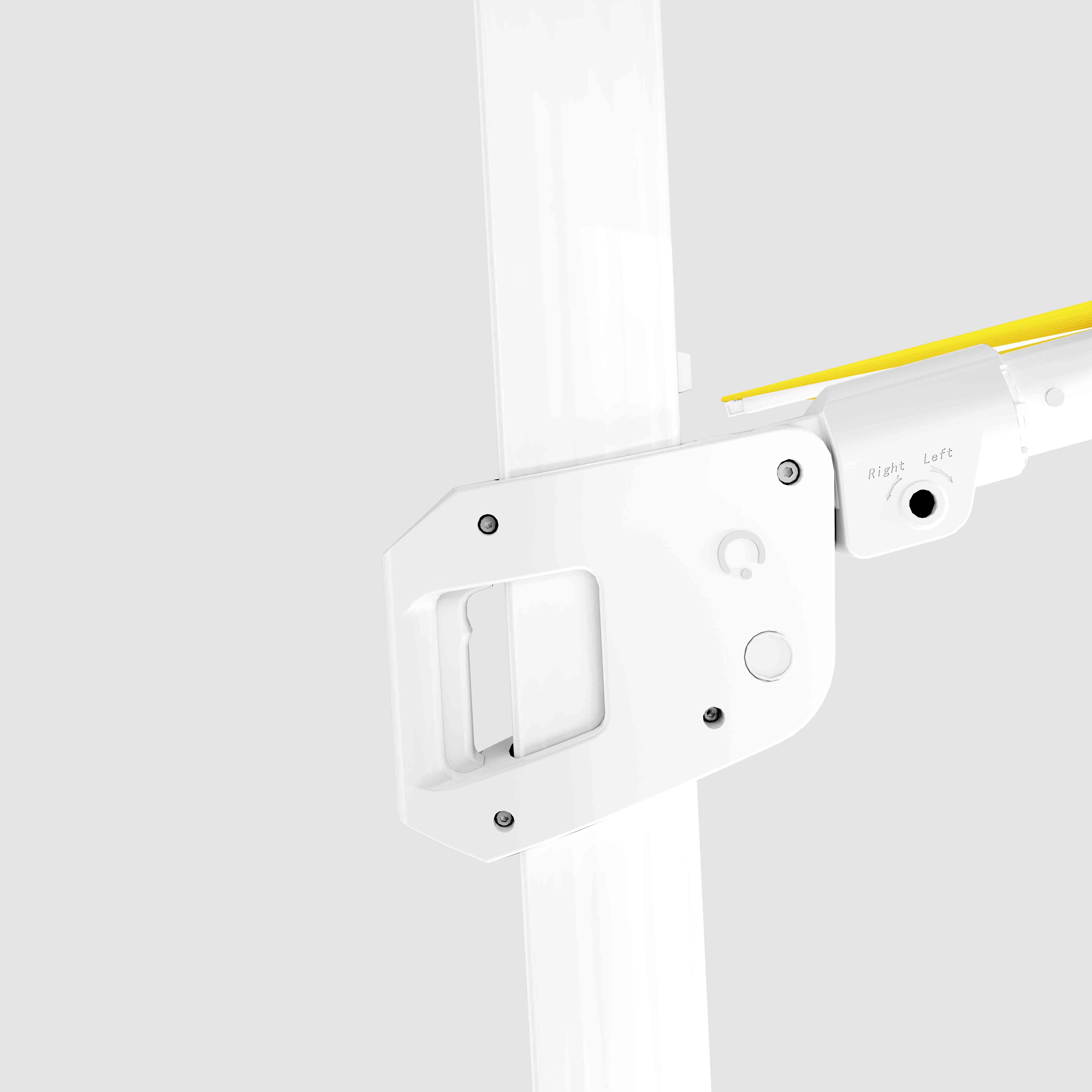 #pole finish_White