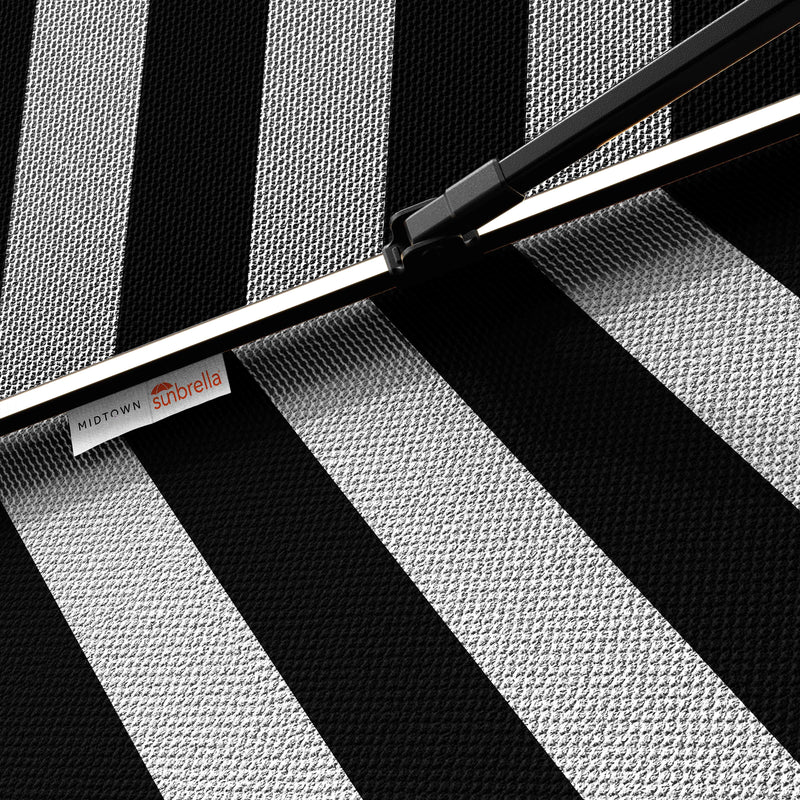 The Glow - Sunbrella Black & Grey