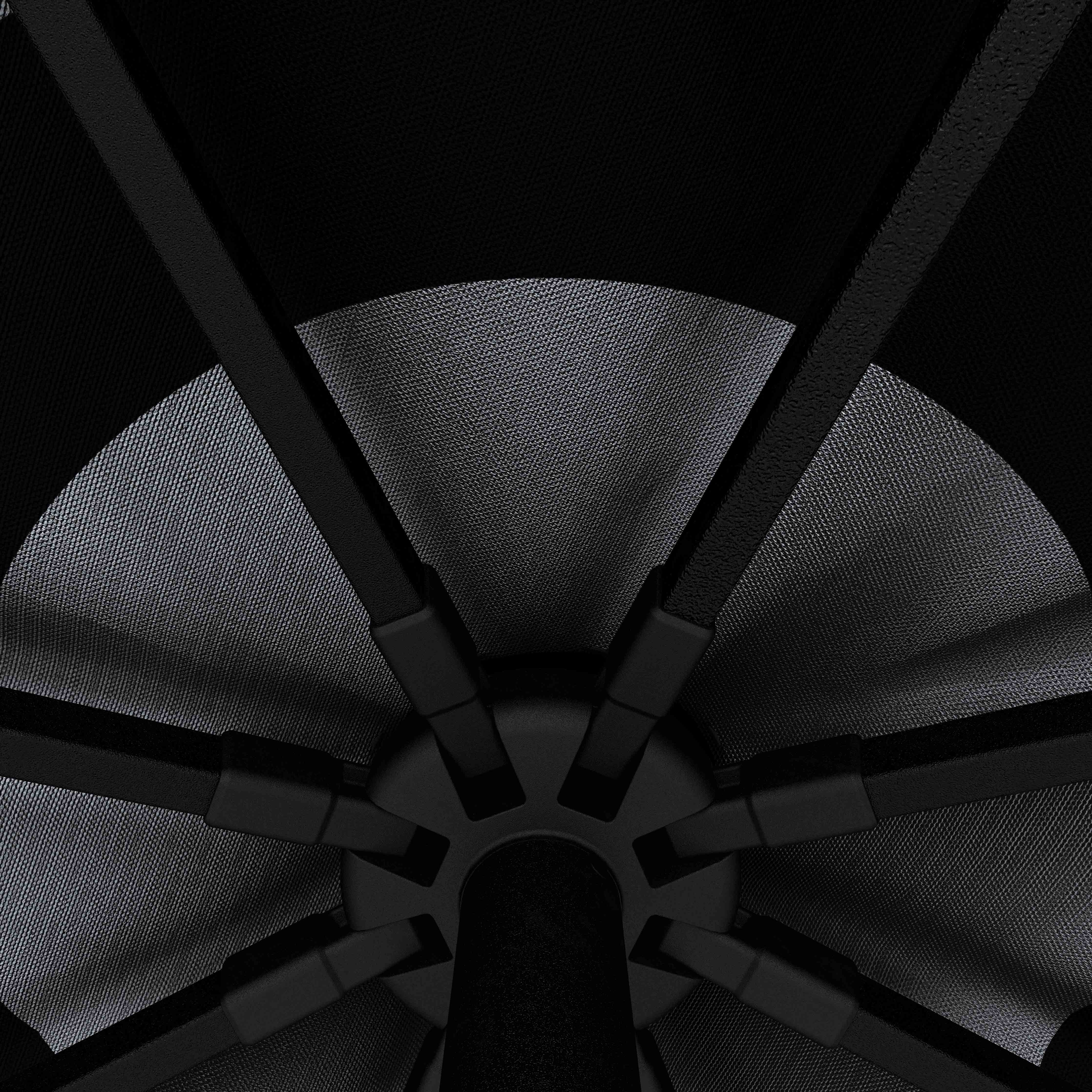 The Lean™ - Sunbrella negro y gris