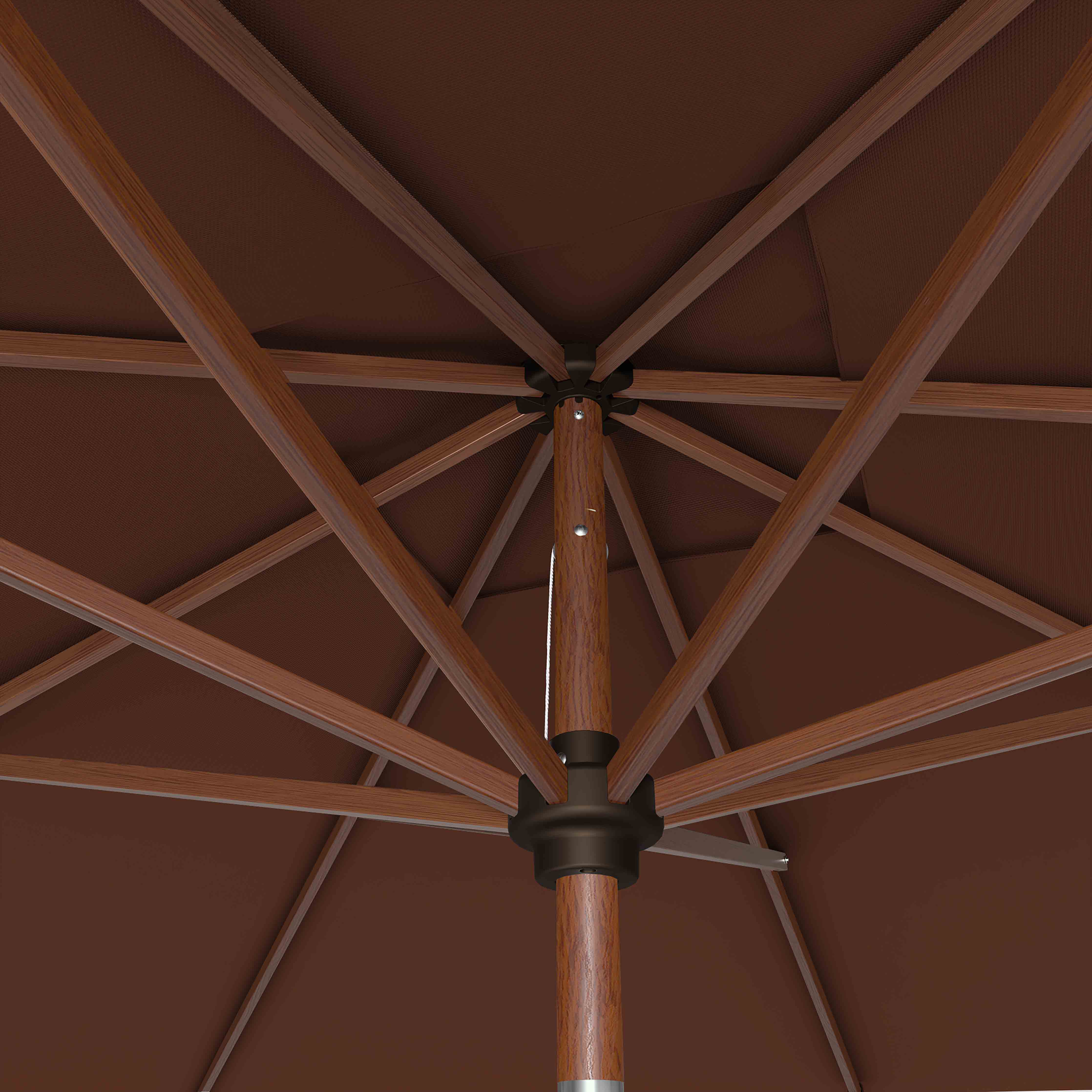 #pole finish_Wooden