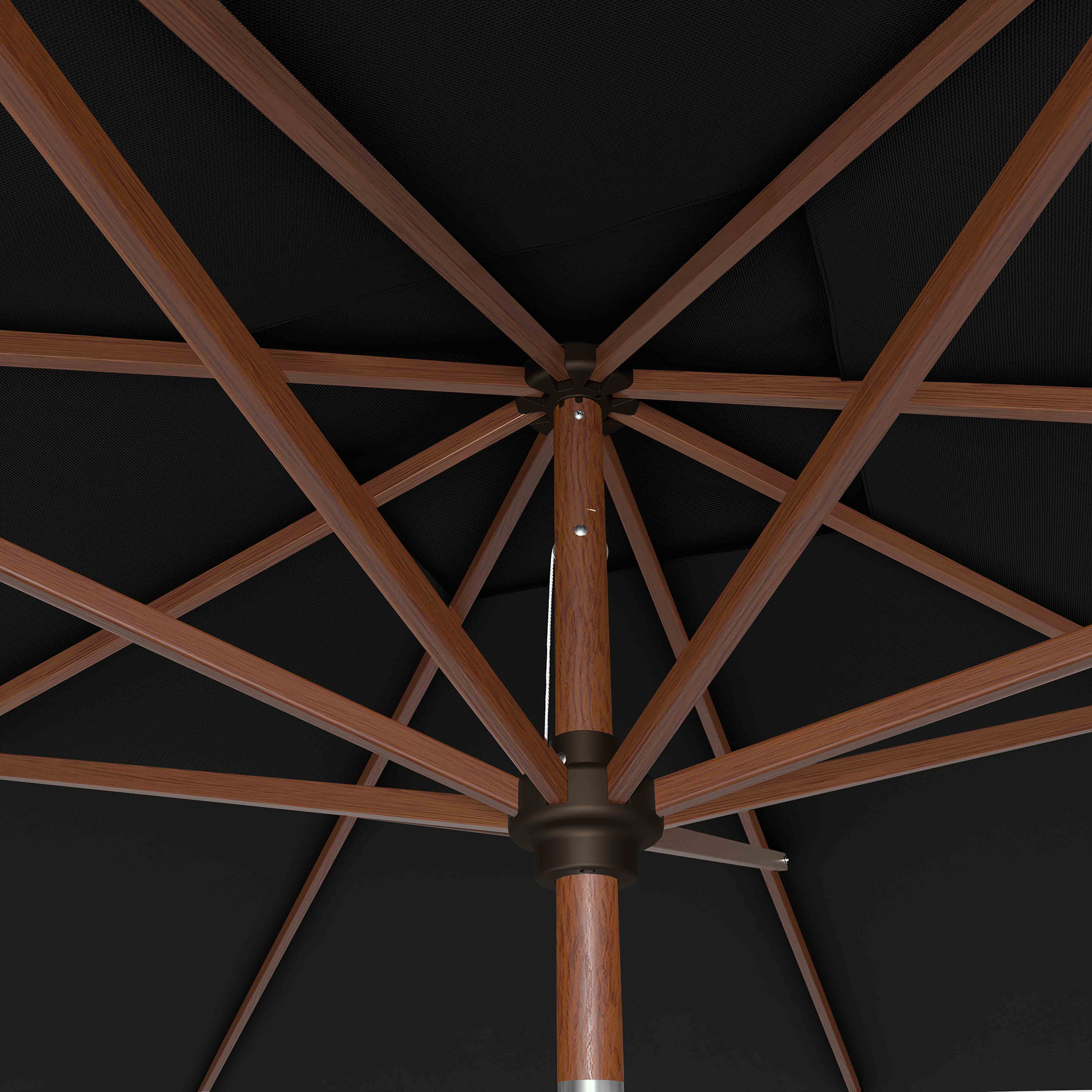 #pole finish_Wooden