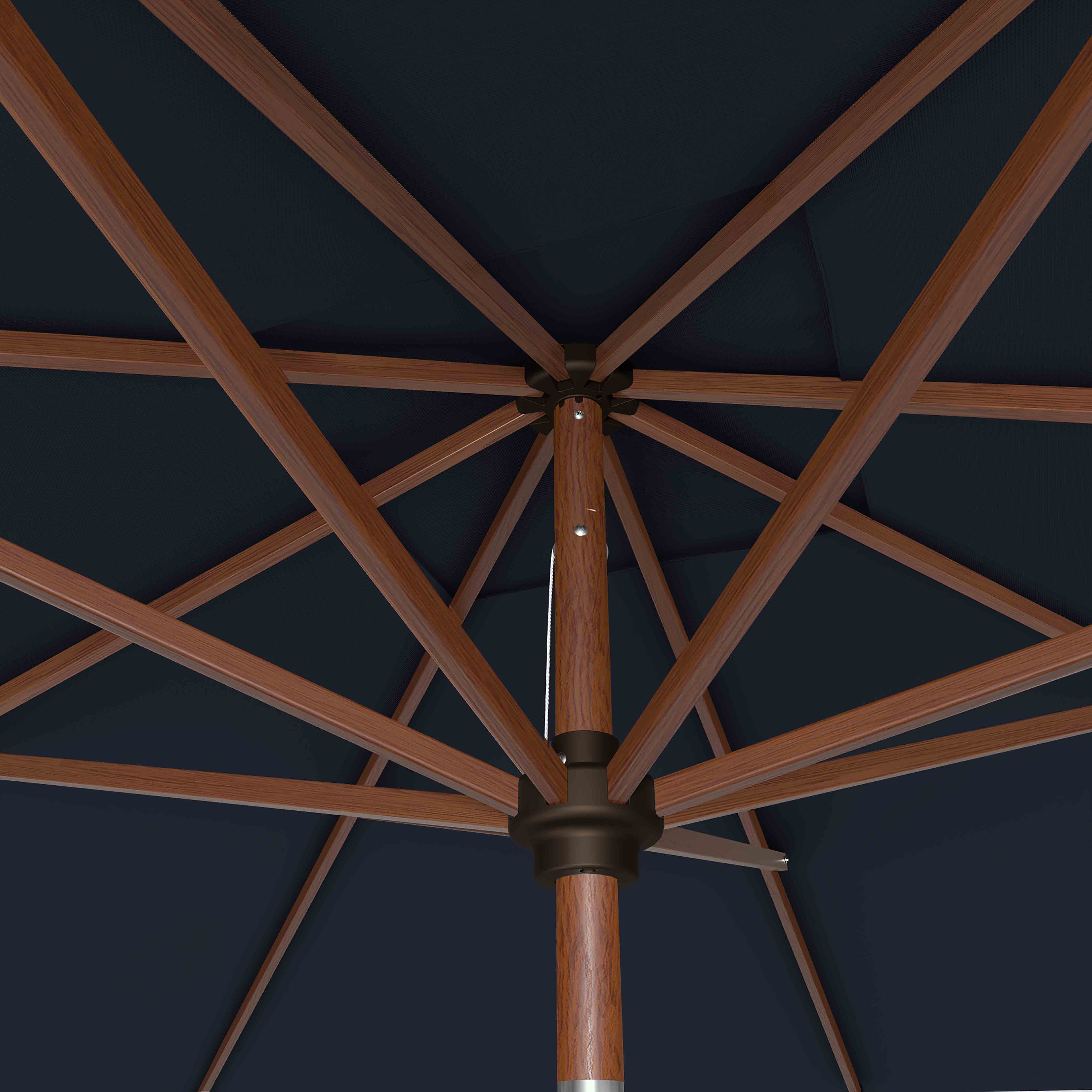 #pole finish_Wooden