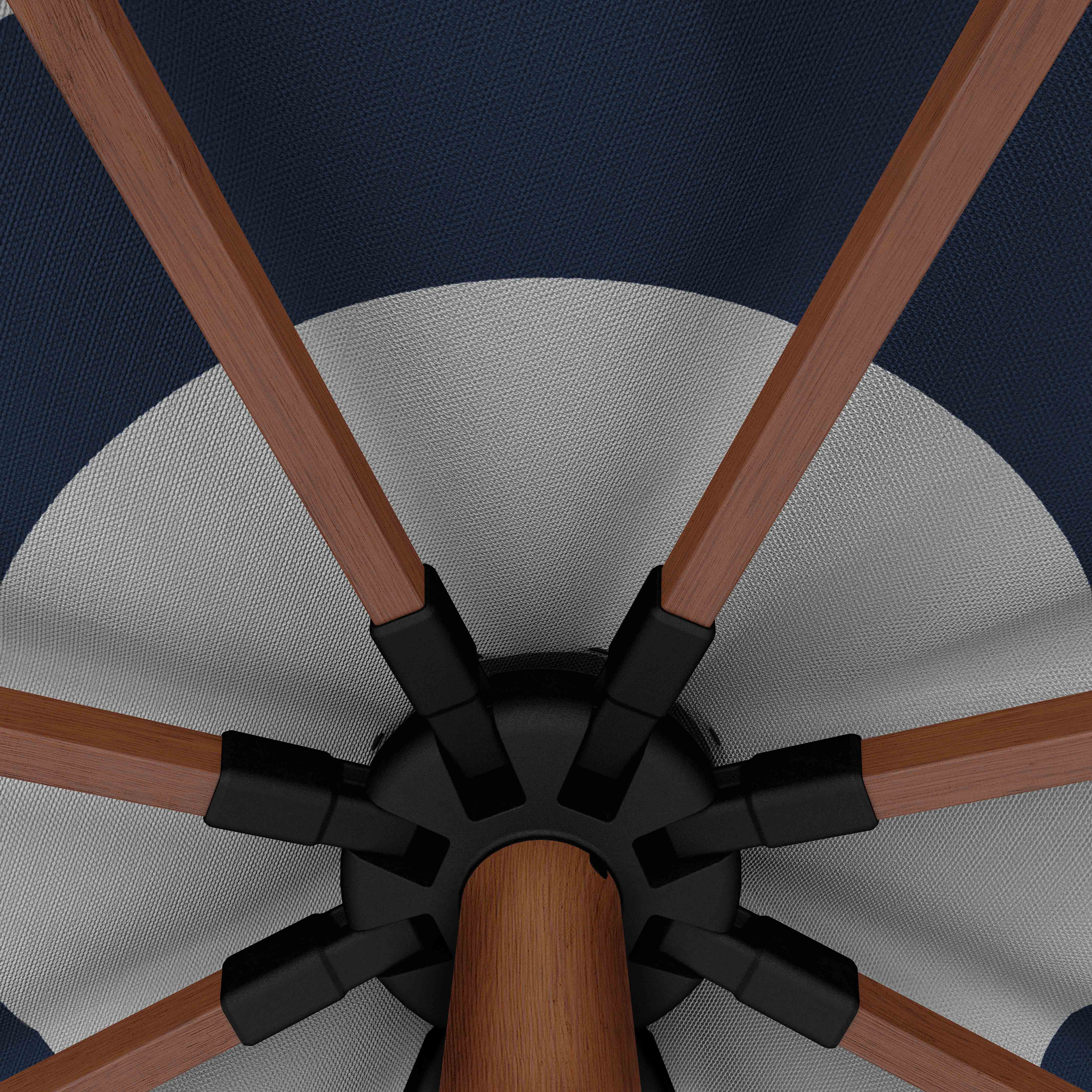 The Wooden 2™ - Terylast Navy Stripes