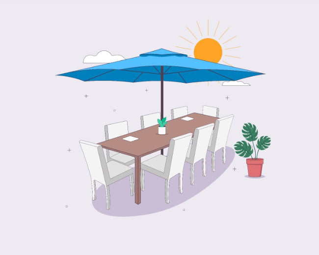 biggest umbrella size