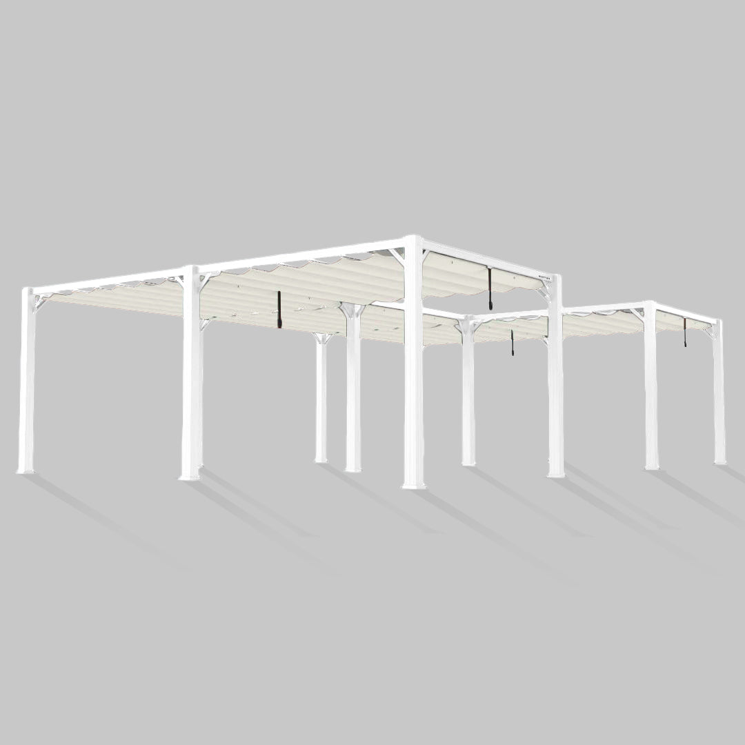 #configuration pergola_U shape #frame colour_White