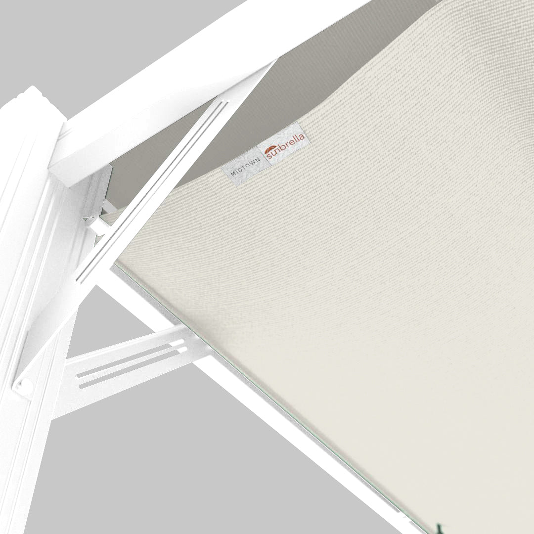 #configuration pergola_U shape #frame colour_White