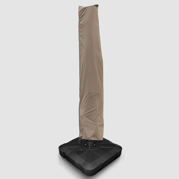 cover for offset patio umbrella Patio Umbrella Cover | Waterproof, Zippered with Support Rod | 100% Polyester