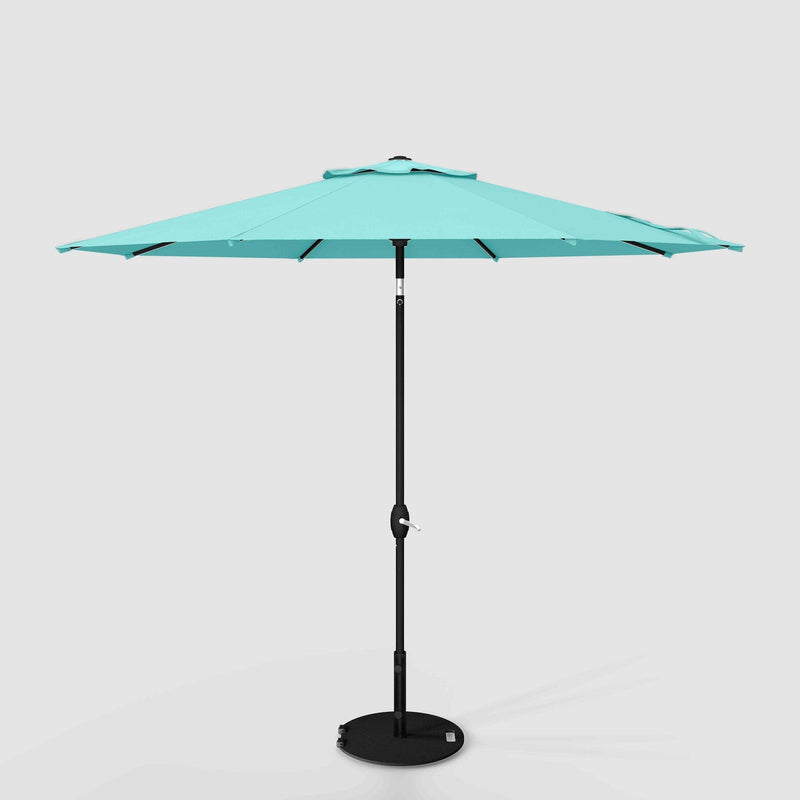 8 commercial grade patio umbrella MASTERCANOPY for Outdoor Market Table Ribs Once the sun goes down Best Selection Large Commercial Umbrellas