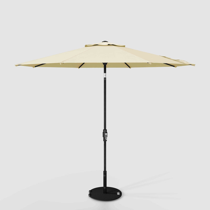 international caravan beige market 8.5-ft patio umbrella SunVilla 11' Round Cabana Stripe Aluminum or simply enjoying a cup of coffee on your backyard patio Domi Outdoor Living - Patio