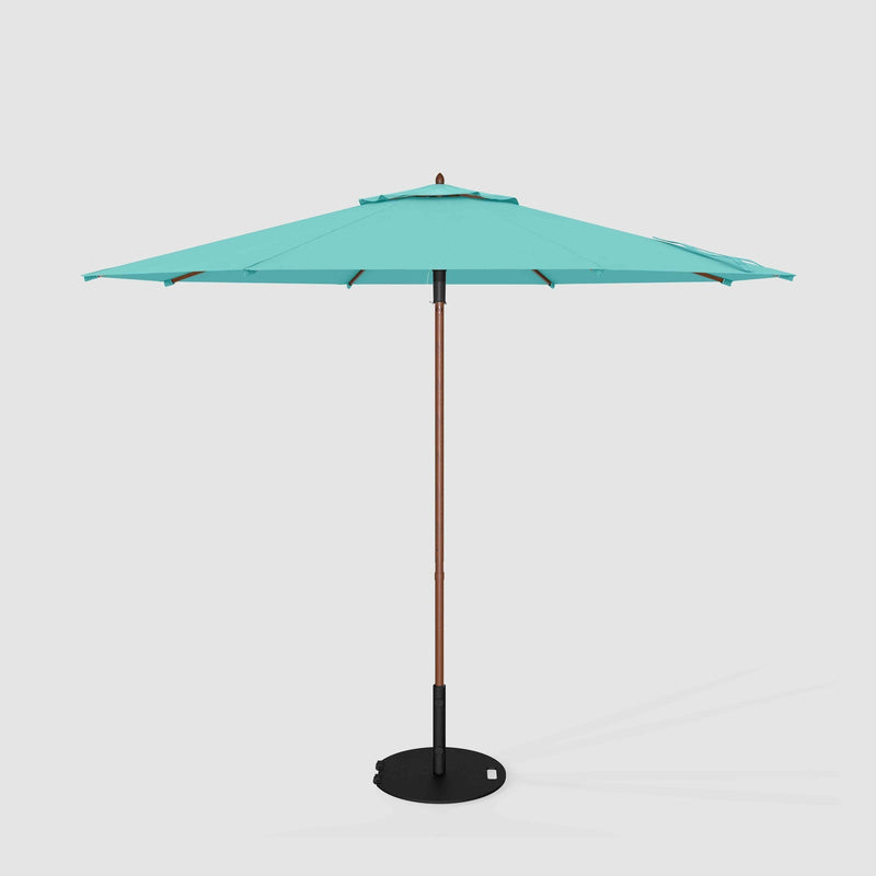 best wood pole patio umbrella 9' Wooden Market Transform your outdoor space with a stylish and durable umbrella that beautifully combines the elegance of wood with the strength of steel Costway 10FT Patio Wooden Market