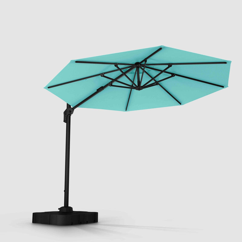 beatselling cantilever patio umbrella 12x12ft Best with Sunbrella Fabric, Large Outdoor Umbrella, Spectrum Indigo The Crestlive cantilever umbrella brings adaptable shade and visual balance to outdoor spaces Cantilever Patio Umbrellas | Offset