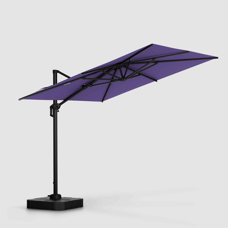 huge offset patio umbrella Tangkula 11 x 9 ft Large Cantilever Outdoor Umbrella, Gray Target Audience This is a HUGE Offset